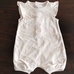 Pink shortie romper, baby girl, Hugo Boss, 1 month
